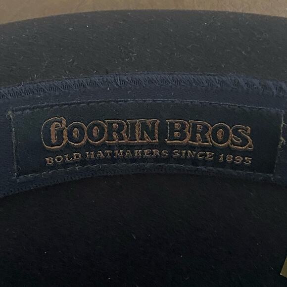 Goorin Bros. Dark Brown Wool Bowler Derby Hat Size Small USA WPL 5923 Vintage - Picture 3 of 10